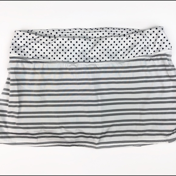 Lululemon Run Pace Setter Skirt Twin Stripe 10 - Picture 2 of 8